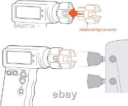 T2 Automatic Guitar & Ukulele Tuner with 180RPM Electric String Winder Black