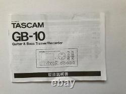 TASCAM GB-10 Portable Trainer and Recorder for Guitar and Bass & RC-3F from JP