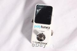 TC ELECTRONIC Polyphonic Pedal Tuner for Guitar and Bass PolyTune2 Mini