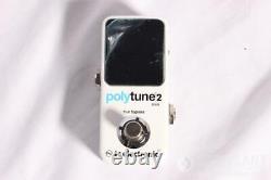 TC ELECTRONIC Polyphonic Pedal Tuner for Guitar and Bass PolyTune2 Mini