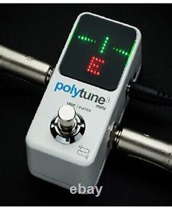 TC Electronic POLYTUNE 3 MINI Tiny Polyphonic Tuner with Multiple Tuning Modes