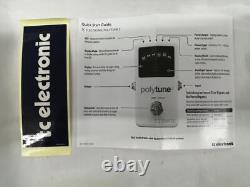 TC Electronic PolyTune 3 Polyphonic LED Guitar Tuner Pedal WithBox & Manual-Japan