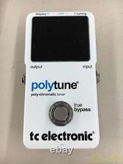 TC Electronic PolyTune Polyphonic LED Guitar Tuner Pedal Good Condition