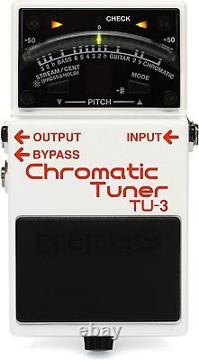 TU-3 Chromatic Tuner Pedal with Bypass