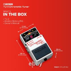 TU-3 Chromatic Tuner Pedal with Bypass