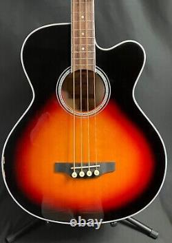 Takamine GB72CE-BSB Jumbo Acoustic-Electric Bass Guitar Vintage Sunburst