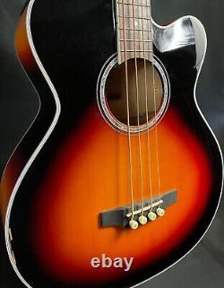 Takamine GB72CE-BSB Jumbo Acoustic-Electric Bass Guitar Vintage Sunburst