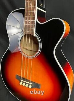 Takamine GB72CE-BSB Jumbo Acoustic-Electric Bass Guitar Vintage Sunburst