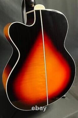 Takamine GB72CE-BSB Jumbo Acoustic-Electric Bass Guitar Vintage Sunburst