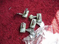 Teisco Bass Guitar Tuners Vintage 1960s Japan withferrules and screws