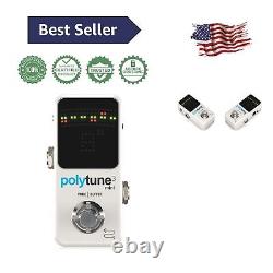 Tiny Polyphonic Tuner with Built-In Bonafide Buffer for Fast, Accurate Tuning