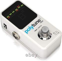 Tiny Polyphonic Tuner with Built-In Bonafide Buffer for Fast, Accurate Tuning