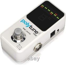 Tiny Polyphonic Tuner with Built-In Bonafide Buffer for Fast, Accurate Tuning