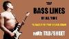 Top 20 Amazing Bass Lines Of All Time With Tab Sheet