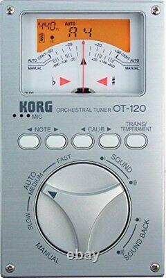 Tuner KORG OT-120 Needle VU Chromatic Orchestral Tuner From Japan