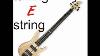 Tuning E String Bass Guitar Standard Tuning