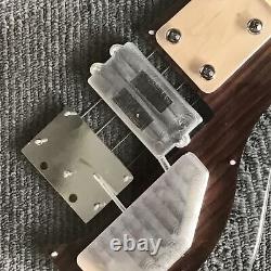 Unbranded Left-handed 4 Strings Electric Bass Guitar H Pickup Maple Neck Custom