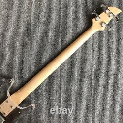 Unbranded Left-handed 4 Strings Electric Bass Guitar H Pickup Maple Neck Custom