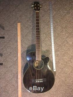 Uneartherd Rare Rogue AB-304 TBK Series 2 Acoustic Electric Bass Guitar with Tuner