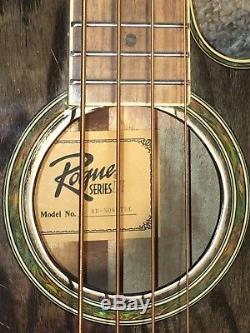 Uneartherd Rare Rogue AB-304 TBK Series 2 Acoustic Electric Bass Guitar with Tuner