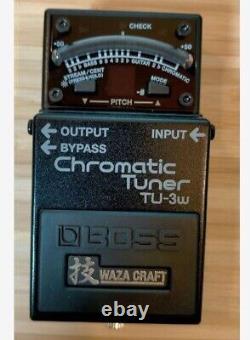 Used Boss TU-3W Waza Craft Chromatic Guitar Pedal Tuner