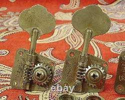 VINTAGE 1973 FENDER BASS TUNERS with FERRULES & SCREWS -JAZZ, PRECISION, TELE BASS