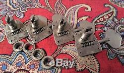 VINTAGE 1973 FENDER BASS TUNERS with FERRULES & SCREWS JAZZ PRECISION TELECASTER