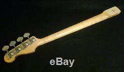 VINTAGE 1975 FENDER PRECISION BASS NECK with TUNERS & PLATE FULLERTON ROSEWOOD