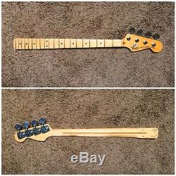 VINTAGE 1977 FENDER PRECISION BASS NECK with TUNERS ALL ORIGINAL 1978 77 78 70s