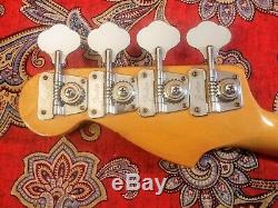 VINTAGE 1978 FENDER PRECISION BASS NECK with TUNERS & PLATE FULLERTON, CA USA