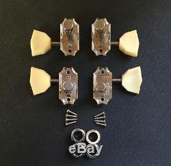 VINTAGE KLUSON BUTTERFLY BASS GUITAR TUNERS. SUPRO NATIONAL AIRLINE VALCO era