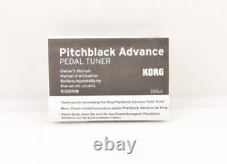 Very good condition? Korg Pitchblack Advance PB-AD Pedal Tuner (White)