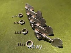 Vintage 1960's Fender Precision or Jazz Bass Guitar Tuners-Tuning Keys 1968-1972