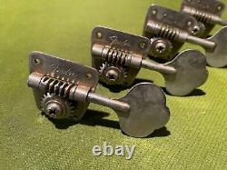 Vintage 1960's Fender Precision or Jazz Bass Guitar Tuners-Tuning Keys 1968-1972