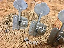 Vintage 1960's Fender Precision or Jazz Bass Guitar Tuners-Tuning Keys 1968-1972