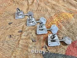 Vintage 1960's Fender Precision or Jazz Bass Guitar Tuners-Tuning Keys 1968-1972