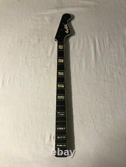 Vintage 1960s Hagstrom Concord Bass Neck Sweden Black Ebony Rare No Tuners