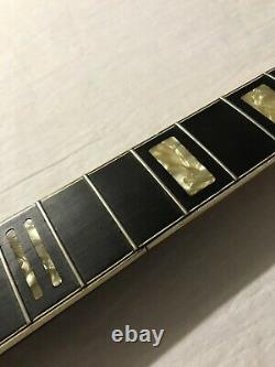 Vintage 1960s Hagstrom Concord Bass Neck Sweden Black Ebony Rare No Tuners