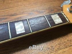 Vintage 1966 Fender Jazz Bass Guitar Neck & Tuners BEAUTIFUL Original J Part 60s