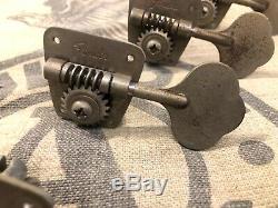 Vintage 1969 Fender Precision or Jazz Bass Guitar Tuners-Tuning Keys 1968-1972