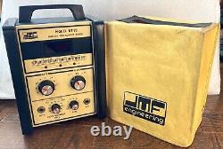 Vintage 1970s JMF Engineering DT-70 Musical Instrument Guitar Bass Tuner + Cover