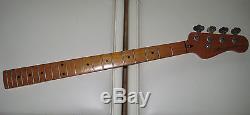 Vintage 1981 G&L L-2000 Bass Guitar Neck with Tuners Maple Fretboard L-2000E