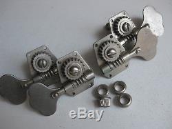 Vintage 60's Gibson Bass Guitar Tuners Set for Project Repair