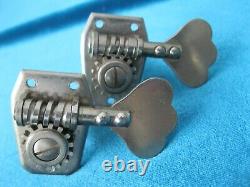 Vintage 60's Vox THREE HOLE BASS Tuners for Wyman Apollo V271 V250 Saturn Violin