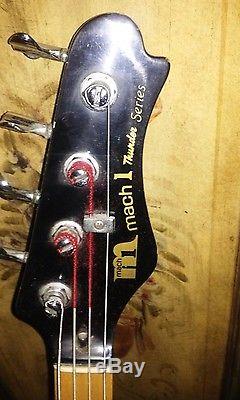 Vintage Aria Mach 1 Thunder Series P-Bass Guitar Grover tuners