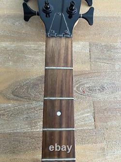 Vintage Dean Metalman Flying V Bass Guitar Neck Metal Man Black + Tuners NICE