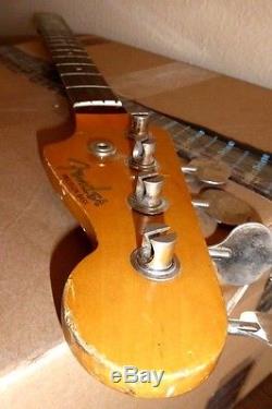 Vintage FENDER PRECISION BASS ROSEWOOD NECK & TUNERS MIJ K SERIAL 1962 REISSUE