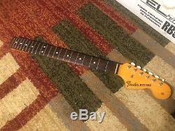 Vintage Fender 1966 Mustang Neck With Original F tuners EXC