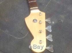 Vintage Fender 1971 Musicmaster 4 String Bass Neck Used With Tuners Project