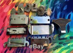 Vintage Gibson EB Bass Guitar Parts Tuners Bridge Covers Pickups